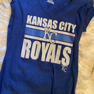V Neck Royals Tee